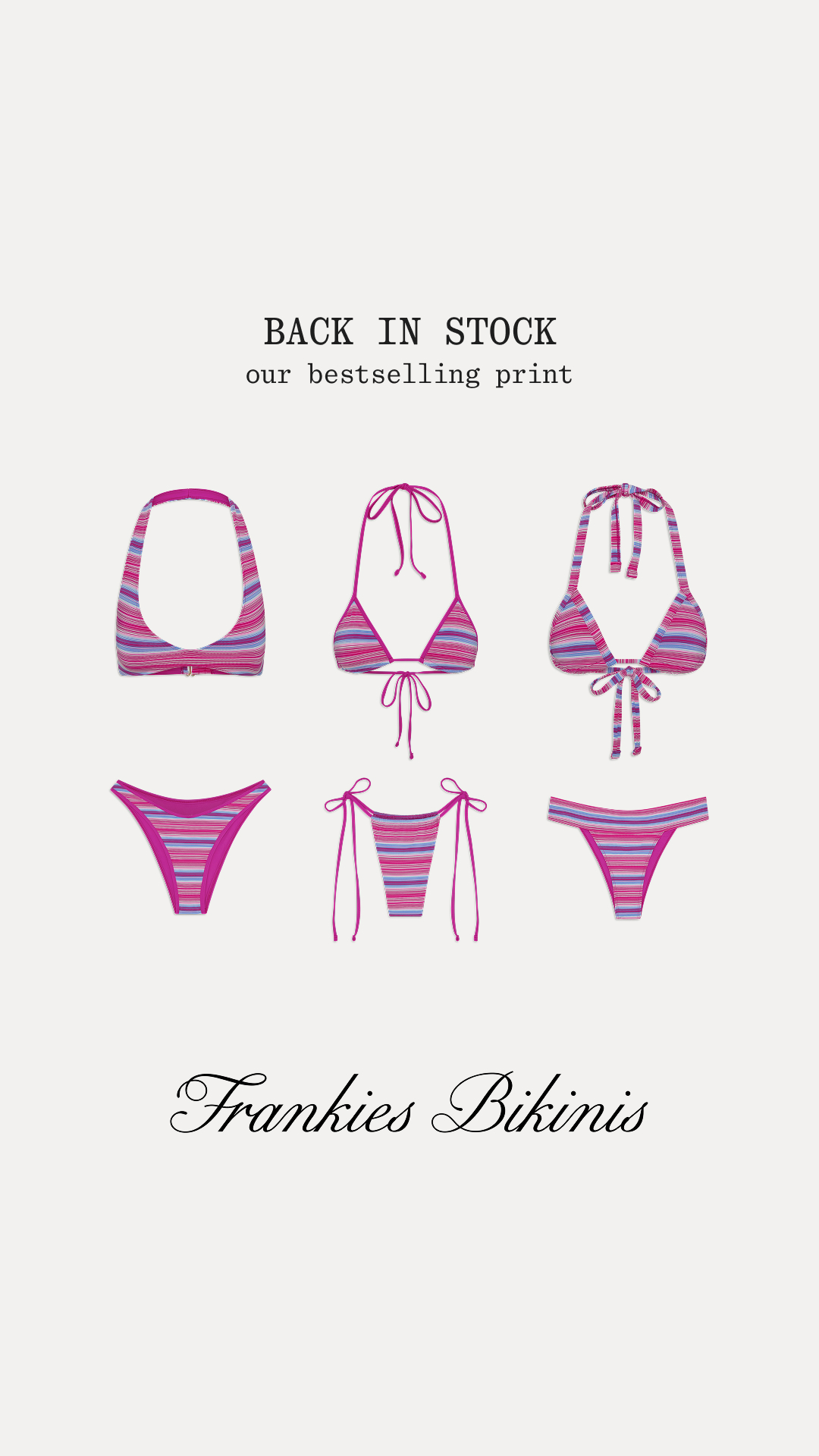Frankies Bikinis Facebook ad