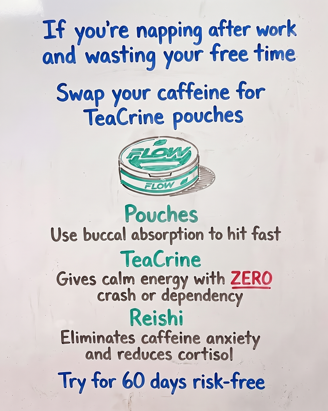 Flow Pouches Facebook ad