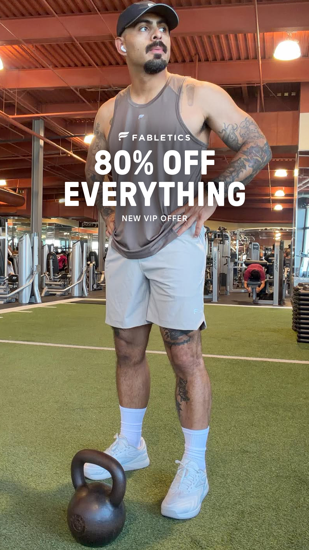 Fabletics Men Facebook ad
