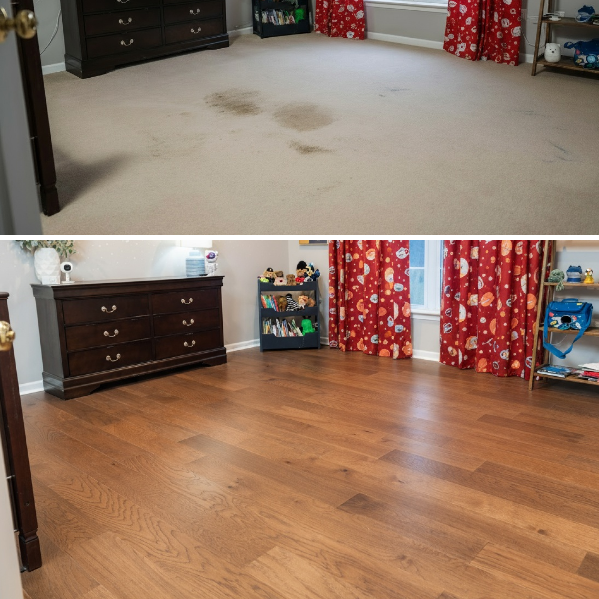 High-End Residential Flooring Facebook ad: How Much Does It Cost To Replace A Floor?