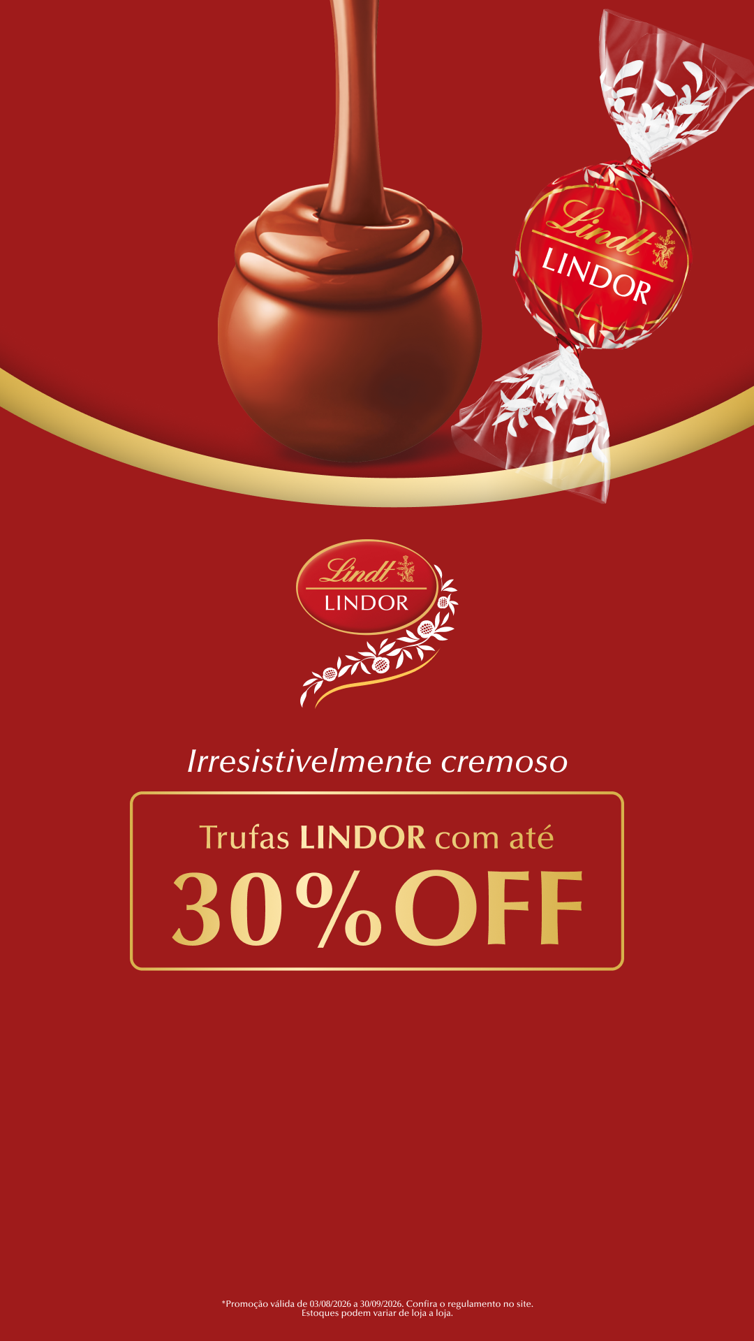 Lindt Facebook ad