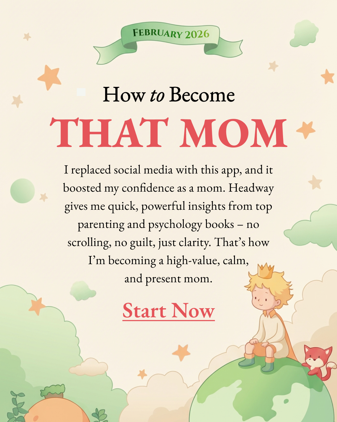 Headway App Facebook ad