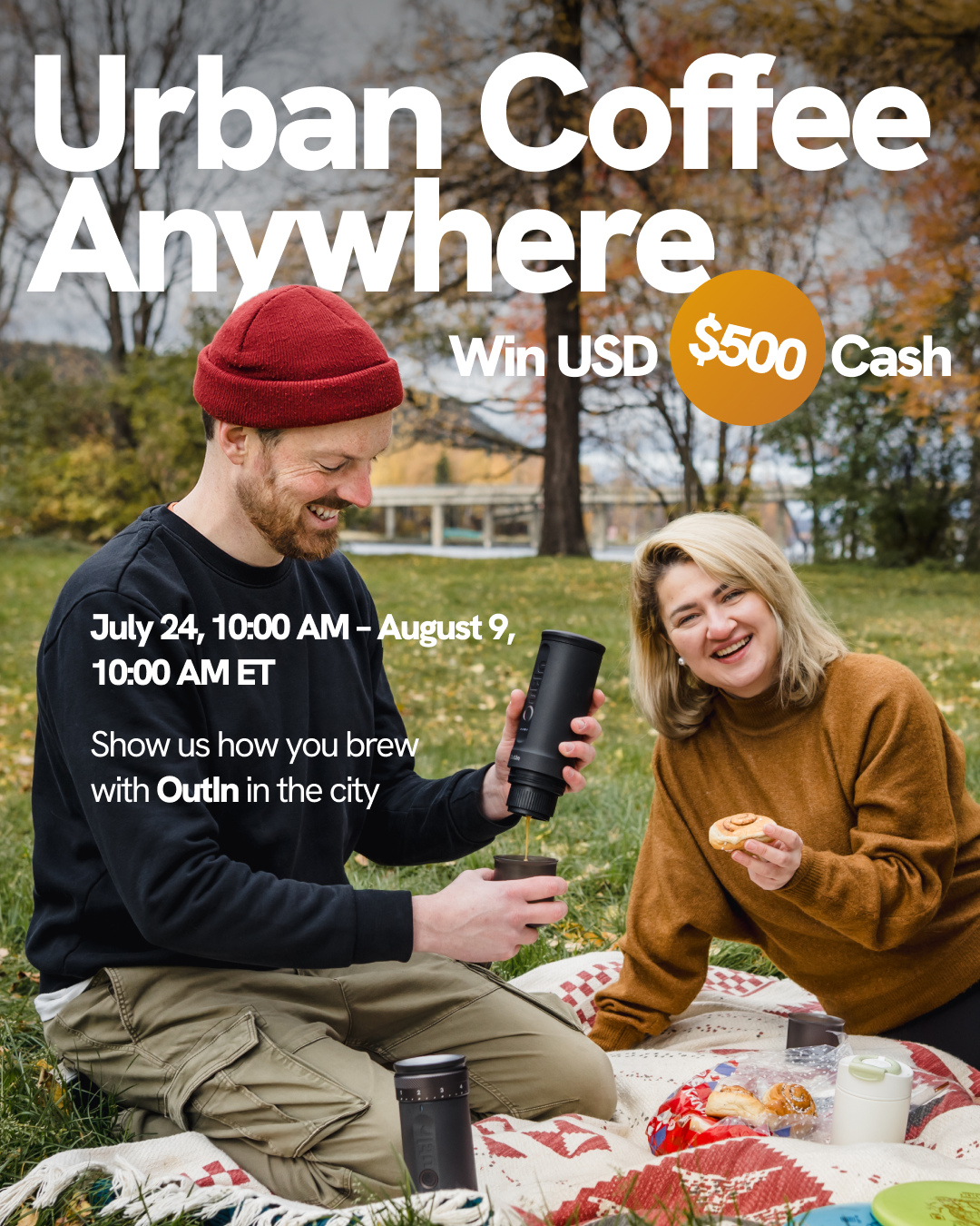 Outin Portable Electric Espresso Machine Facebook ad