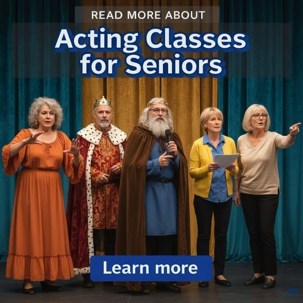 Clever Bargains Facebook ad: Understanding Acting Classes for Seniors