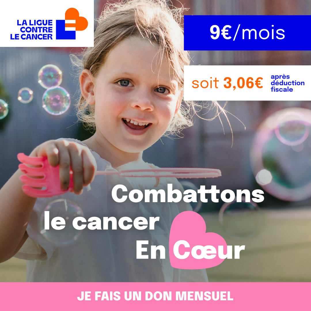 La Ligue contre le cancer Facebook ad