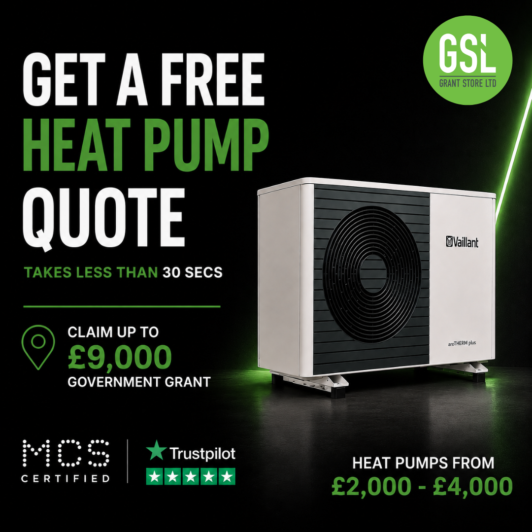 Grant Store Facebook ad: Get A Free Heat Pump Quote (30 Secs)
