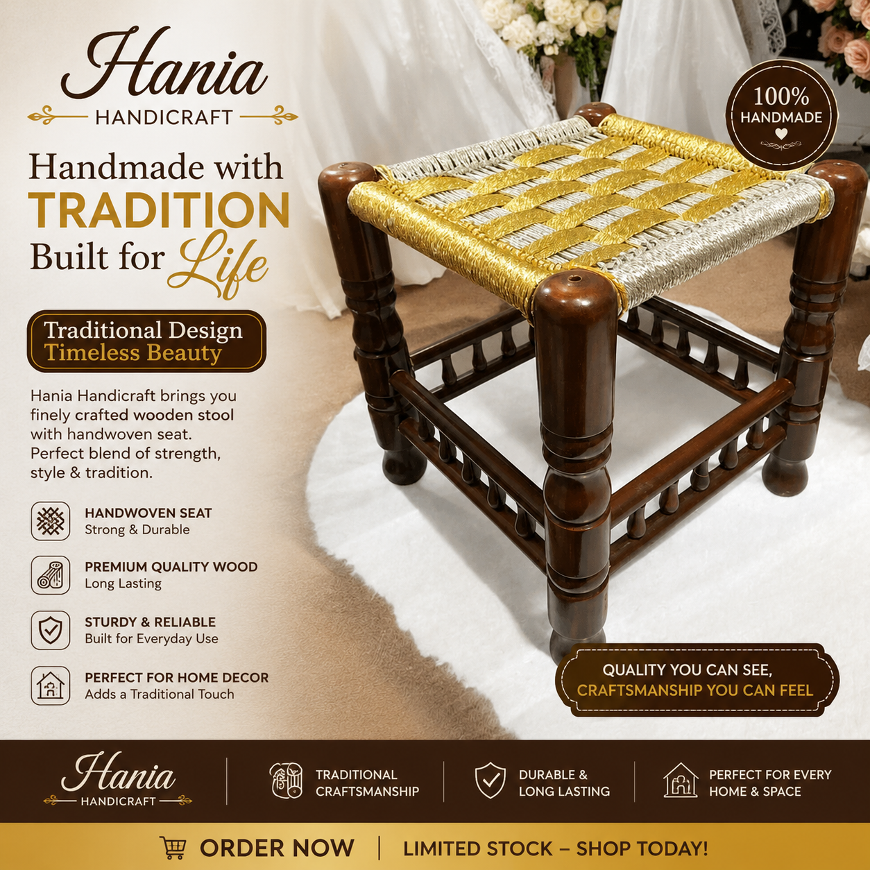 Hania Handicraft Facebook ad from Jun 29, 2026