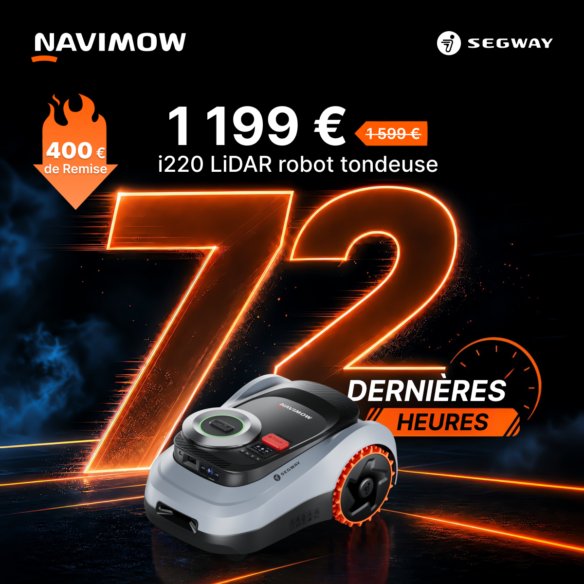 Segway Navimow FR Facebook ad