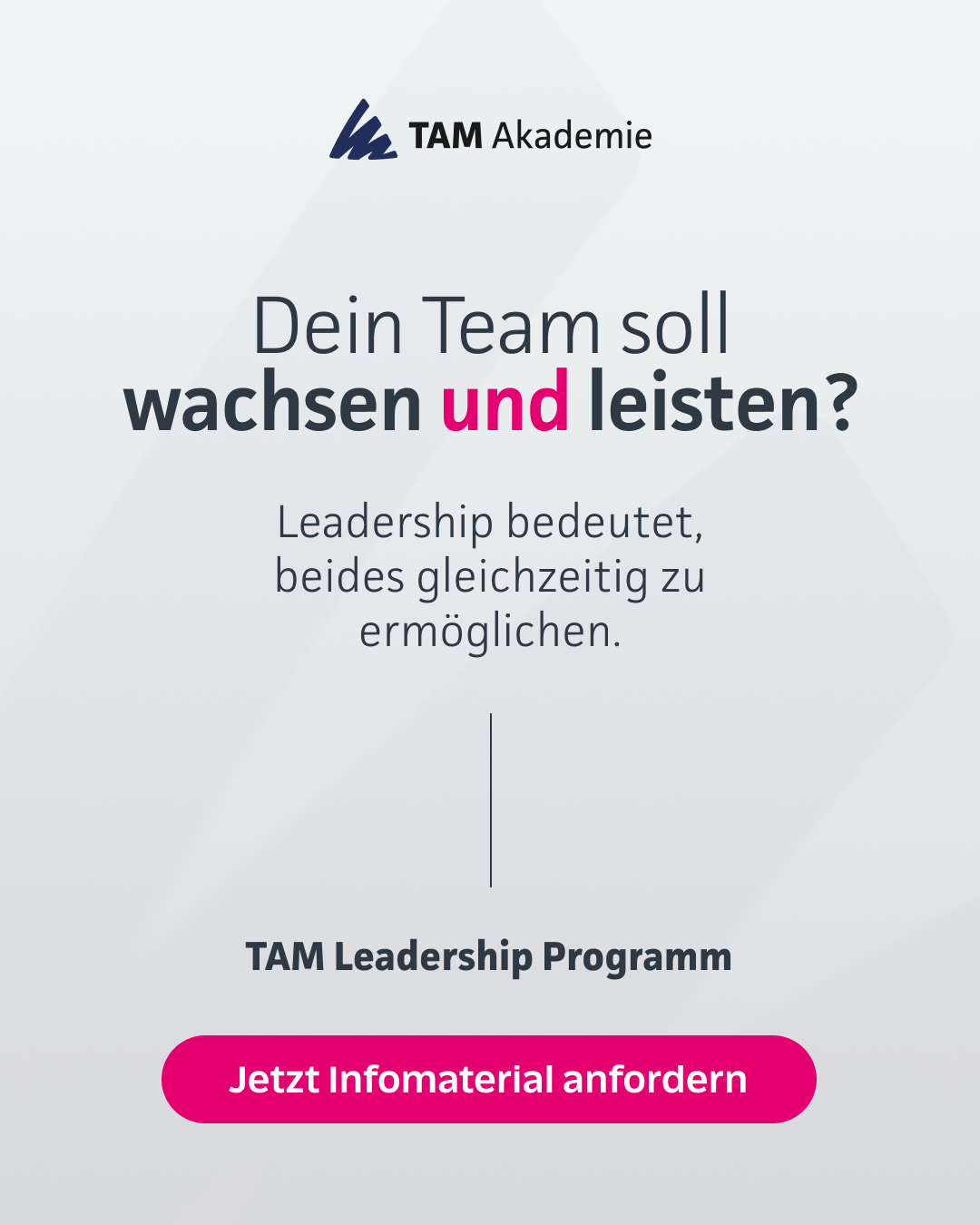 TAM Akademie Facebook ad