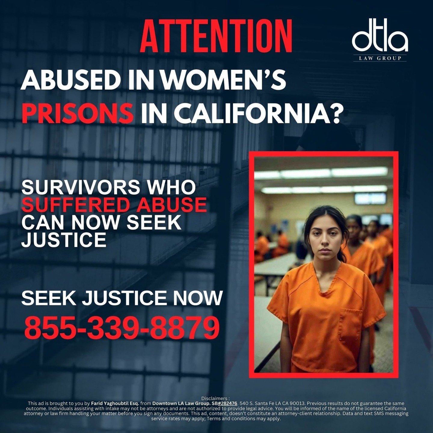 Downtown L.A. Law Group Facebook ad