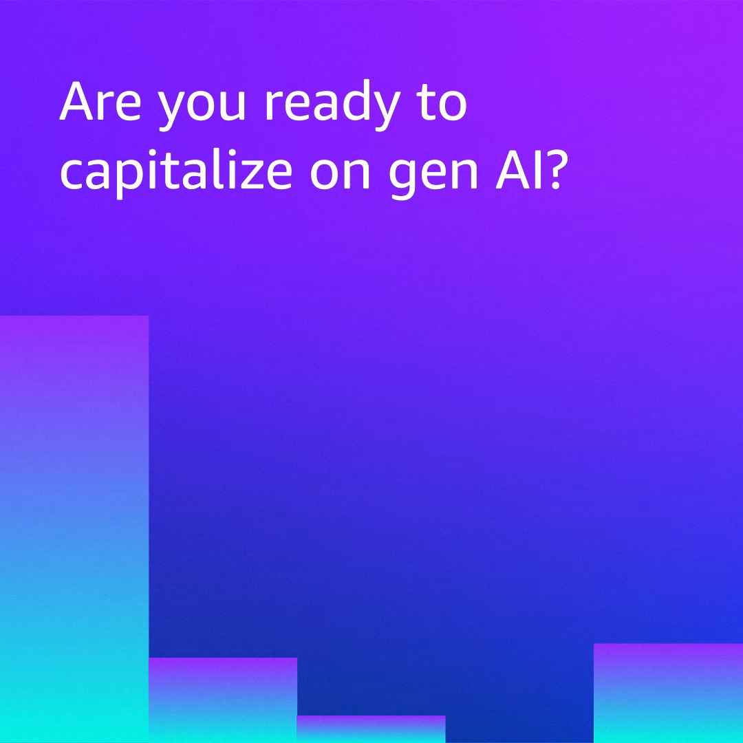 Amazon Web Services Facebook ad: Gen AI on AWS