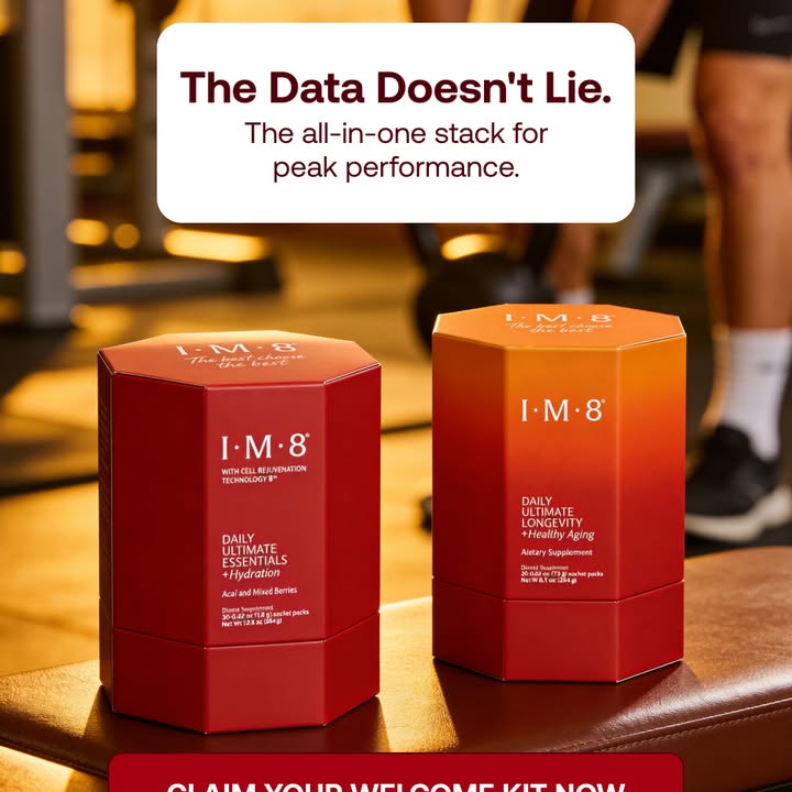 IM8 Global Facebook ad: The Beckham Stack: Nutrition Meets Longevity