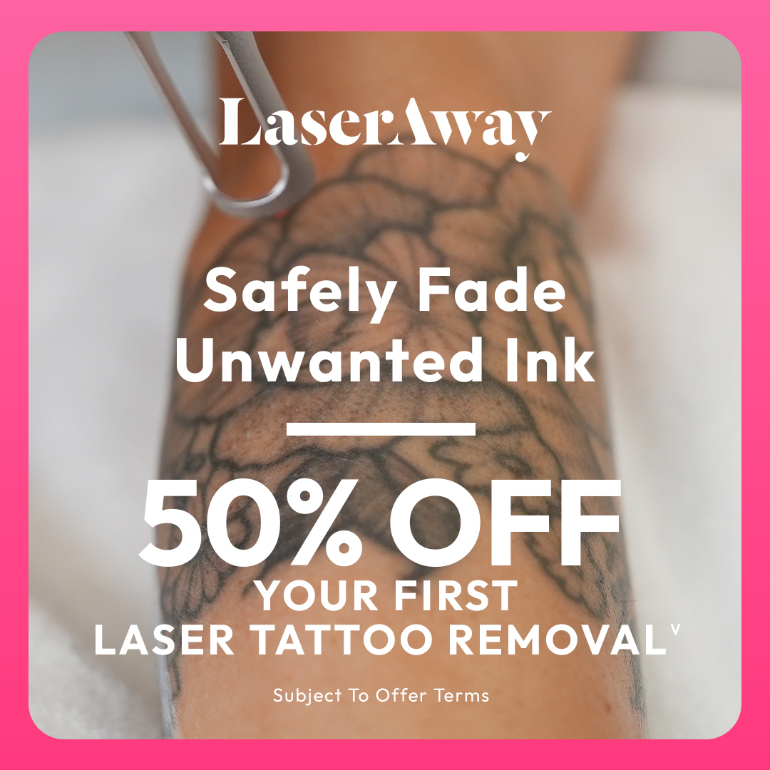 LaserAway Facebook ad