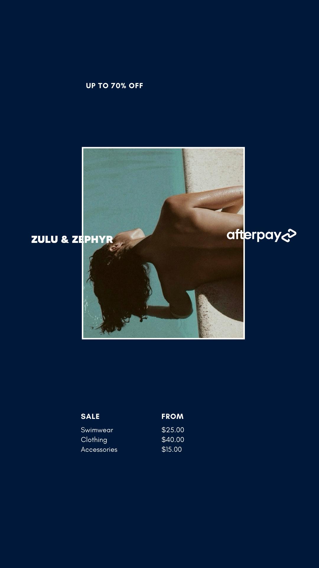 Zulu & Zephyr Facebook ad