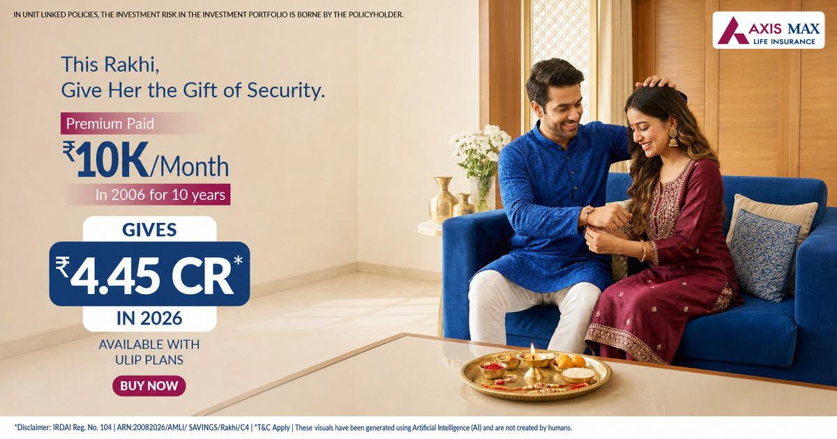 Axis Max Life Insurance Facebook ad