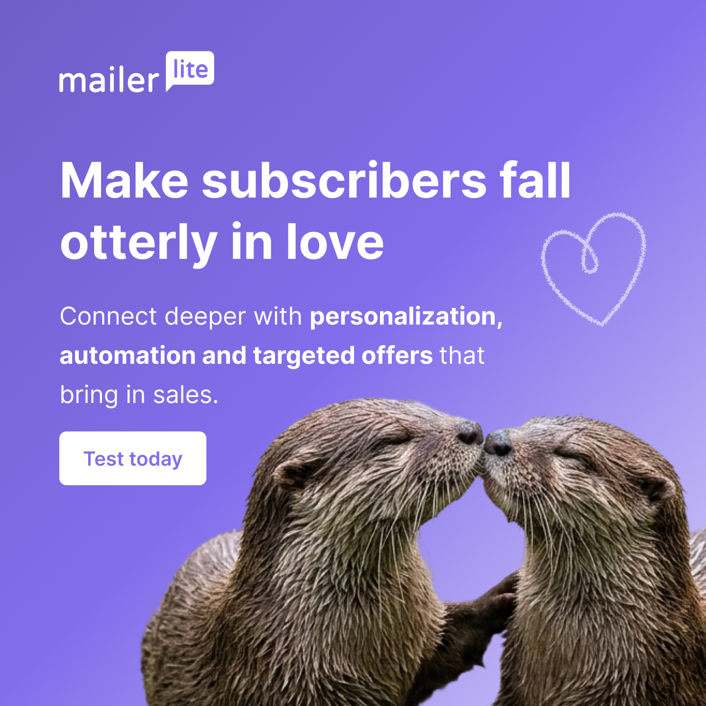 MailerLite Facebook ad