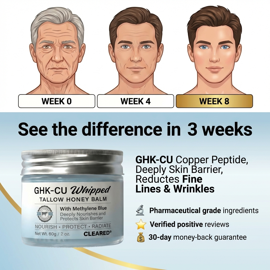 TryCleared Facebook ad: Upgrade Your Skin, 53% Off