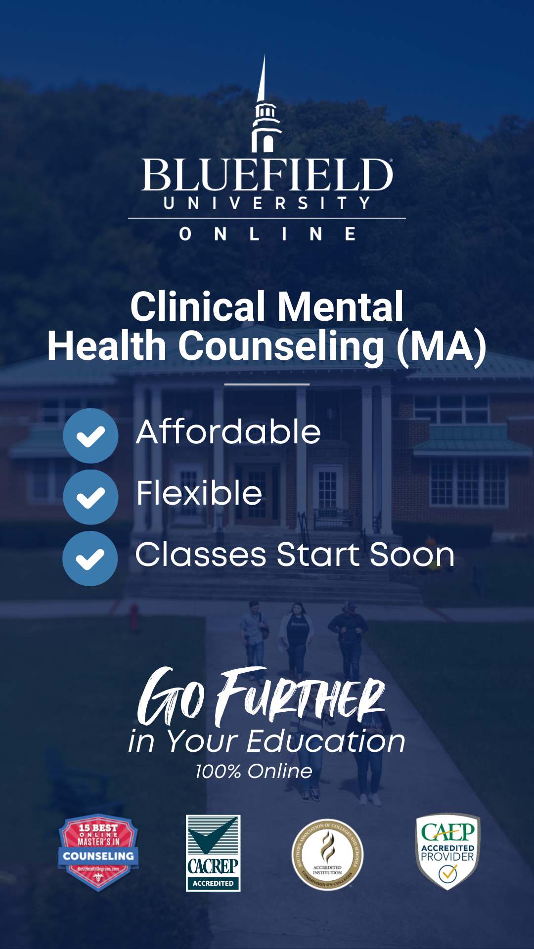 Bluefield University Facebook ad
