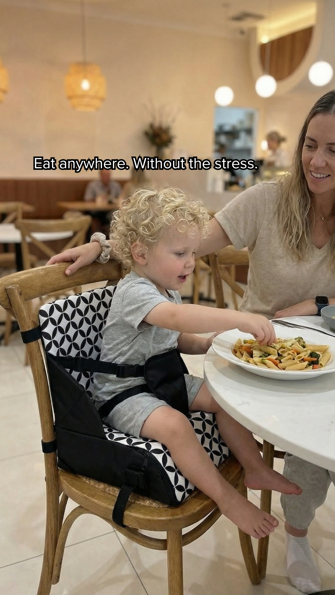 BloomingBabies Facebook ad: The seat you bring yourself.