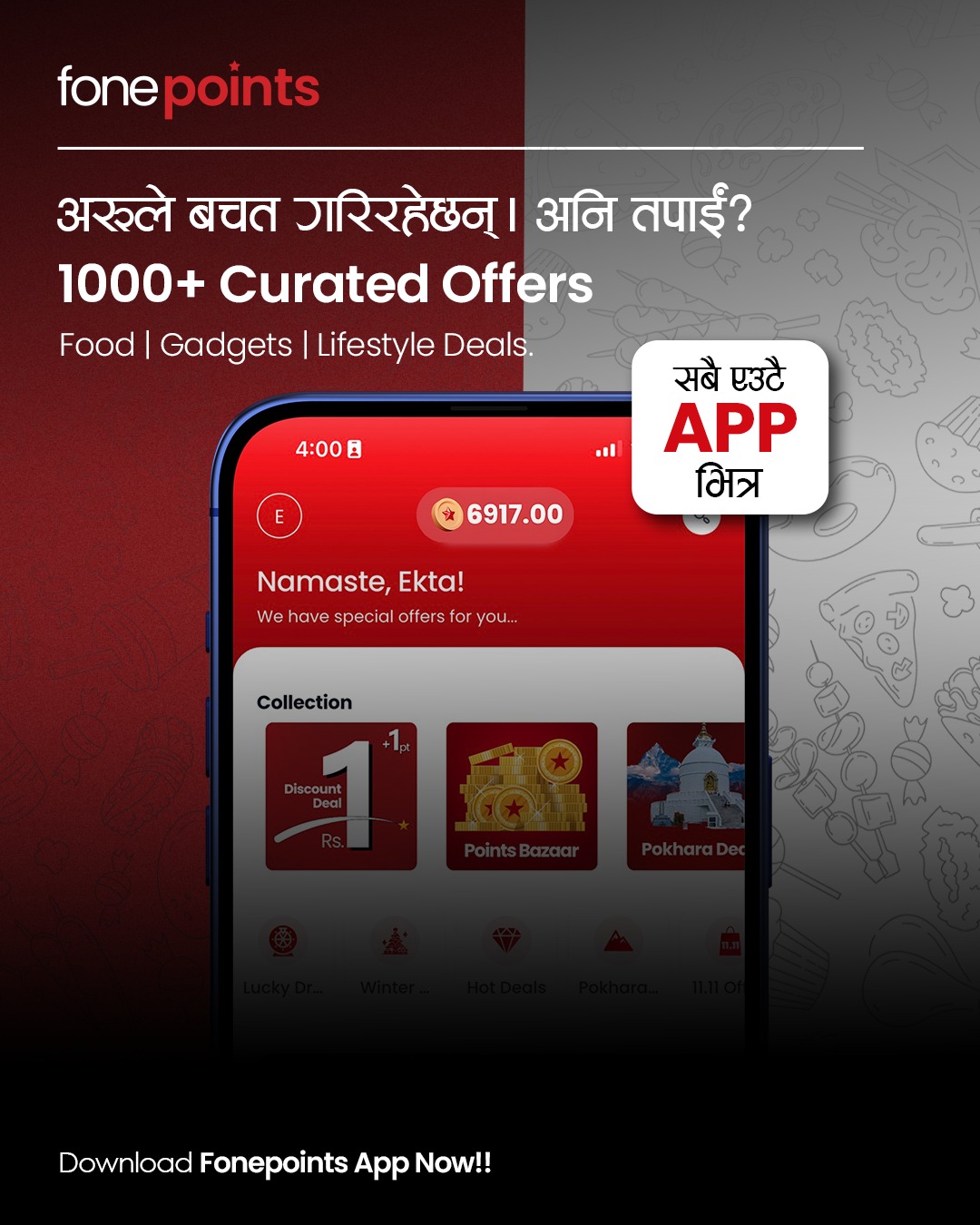 Fonepoints Facebook ad