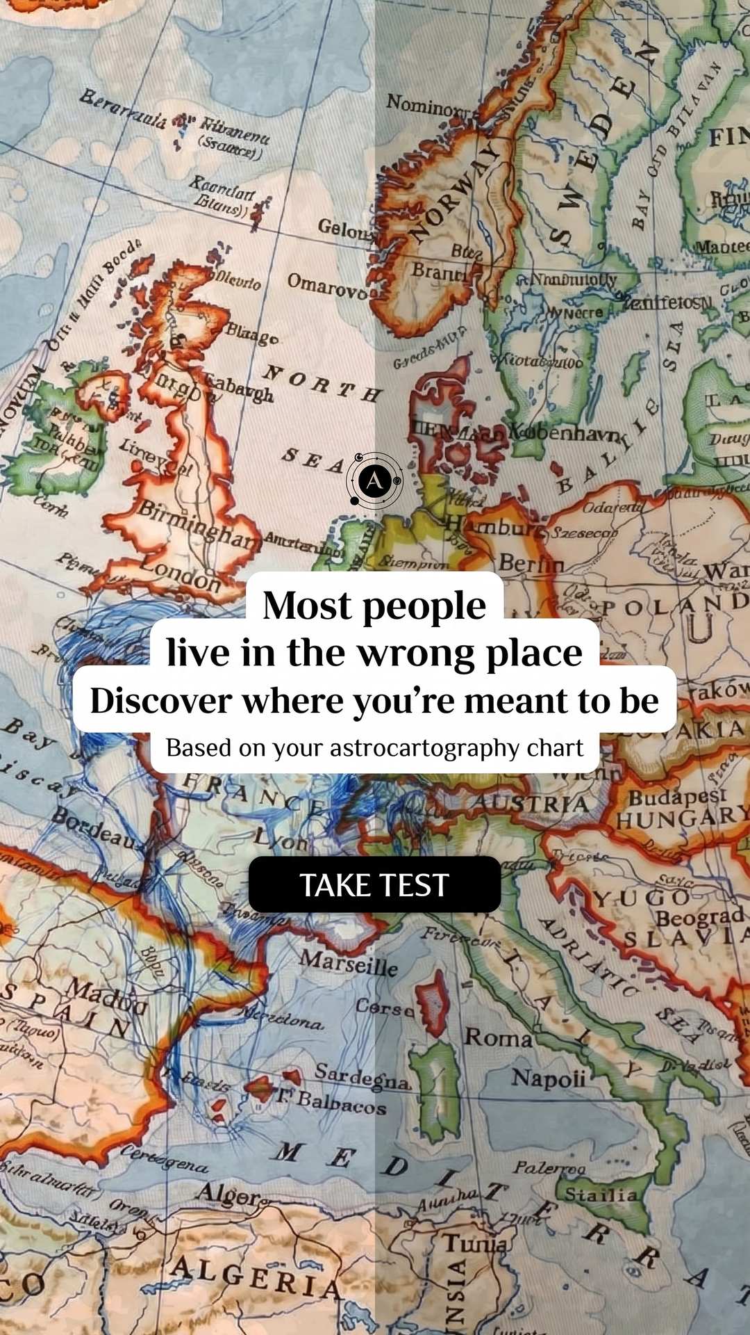 AthiStarpathmaps Facebook ad: Find Where Your Energy Aligns