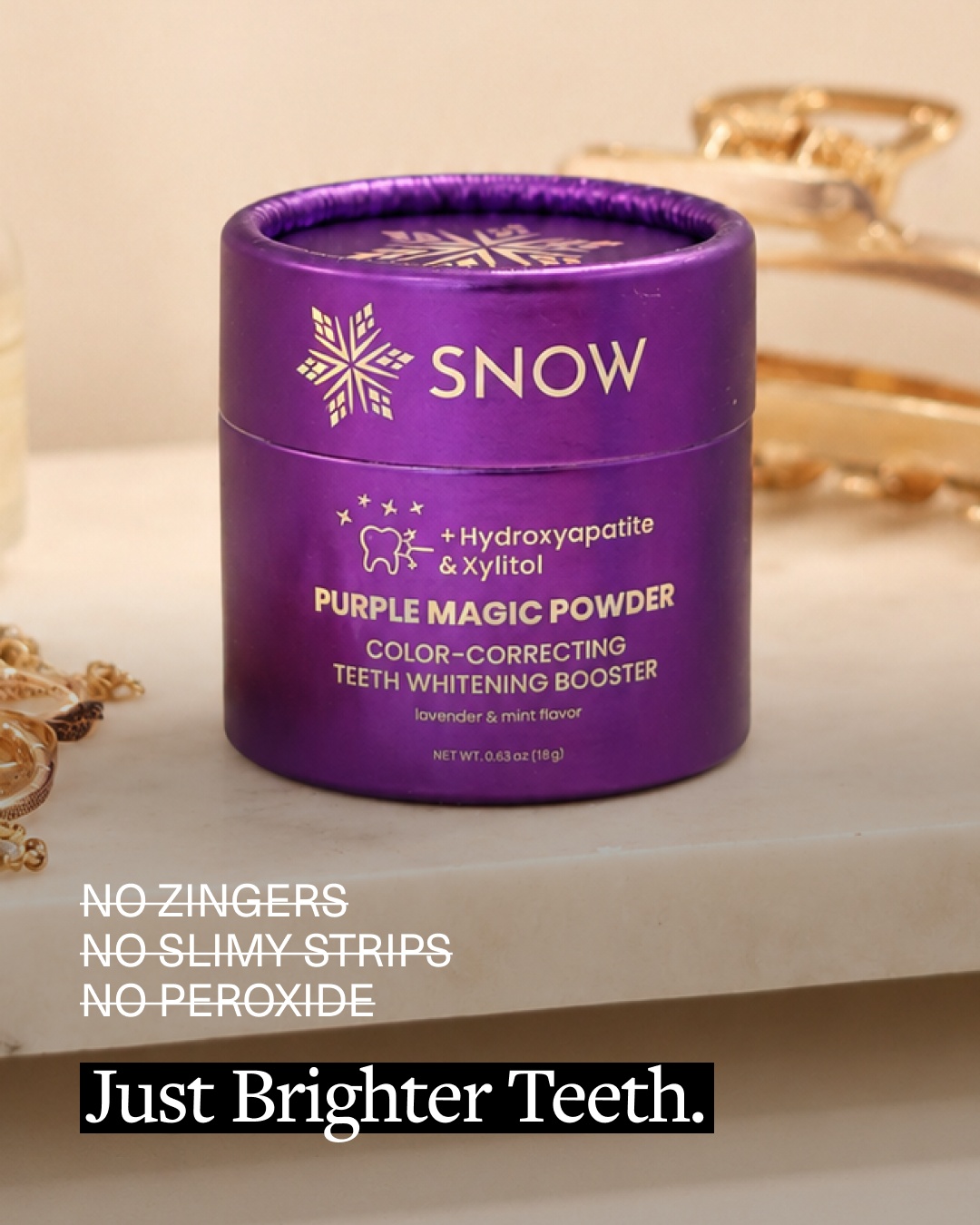 SNOW Teeth Whitening Facebook ad