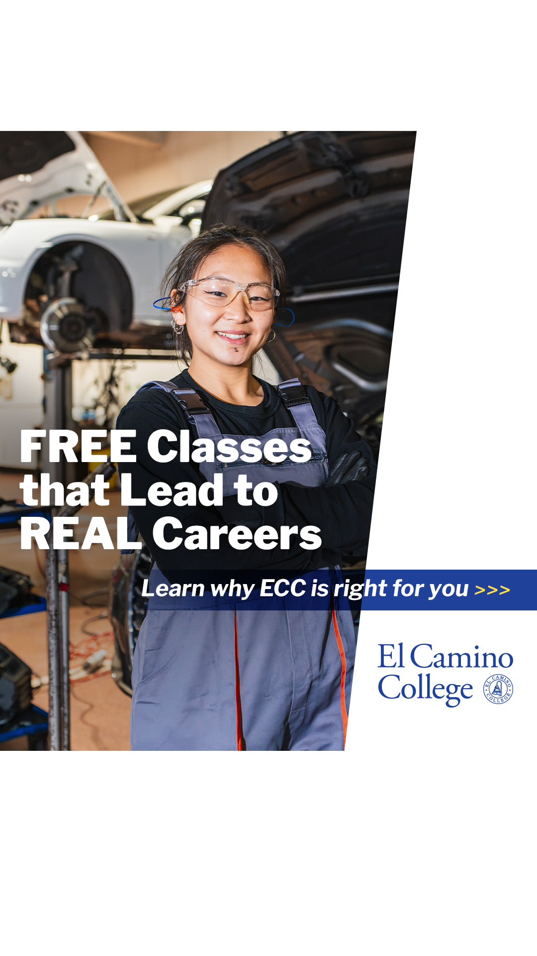 El Camino College Facebook ad from Aug 21, 2025