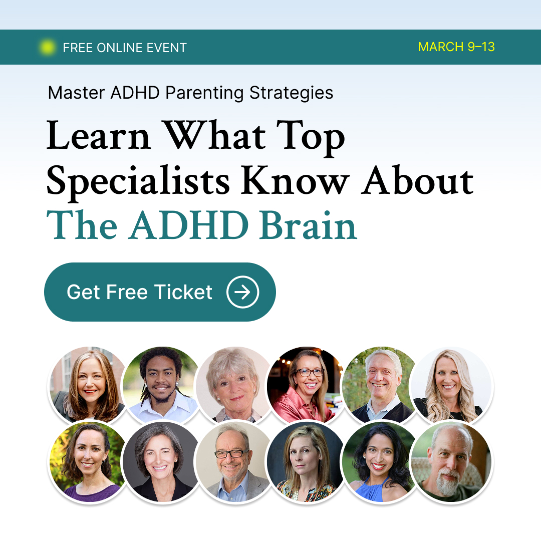 ADHD Parenting Facebook ad: FREE ADHD Parenting Summit