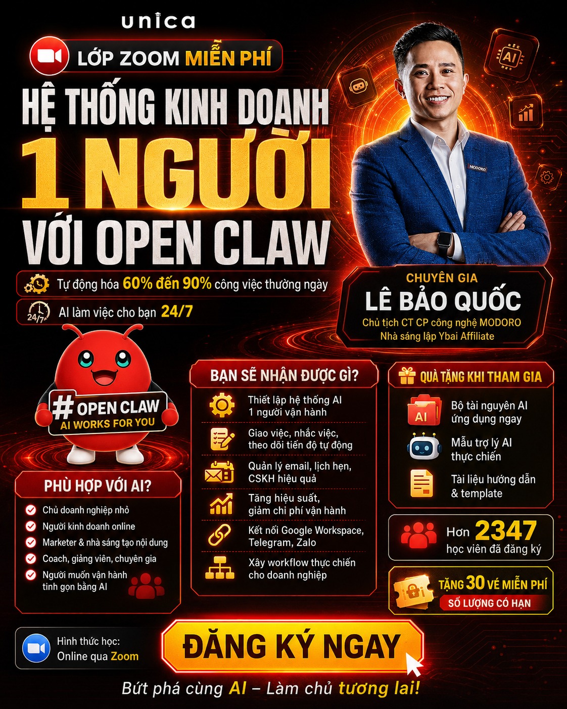 AI Automation Facebook ad: NHẬN VÉ MIỄN PHÍ NGAY