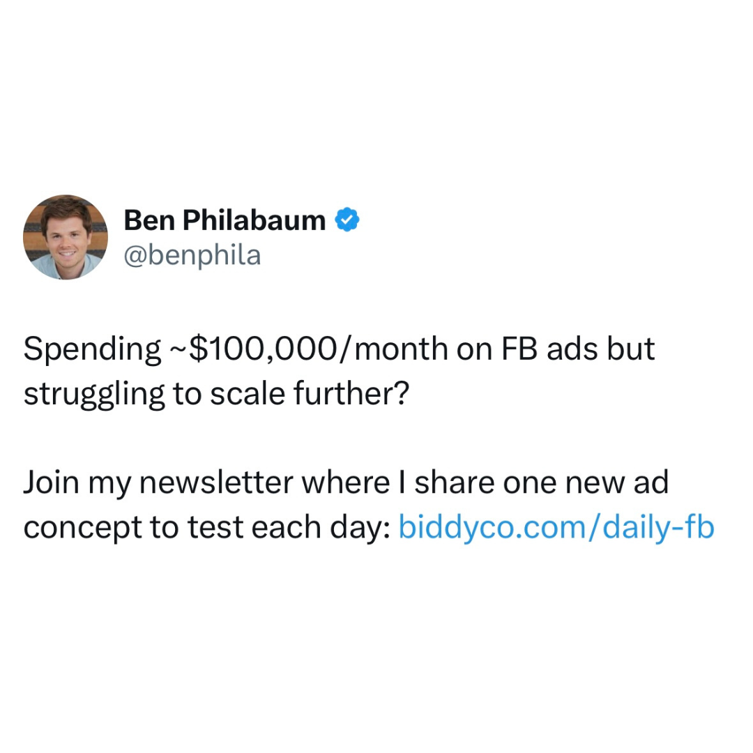 Biddyco Advertising Facebook ad