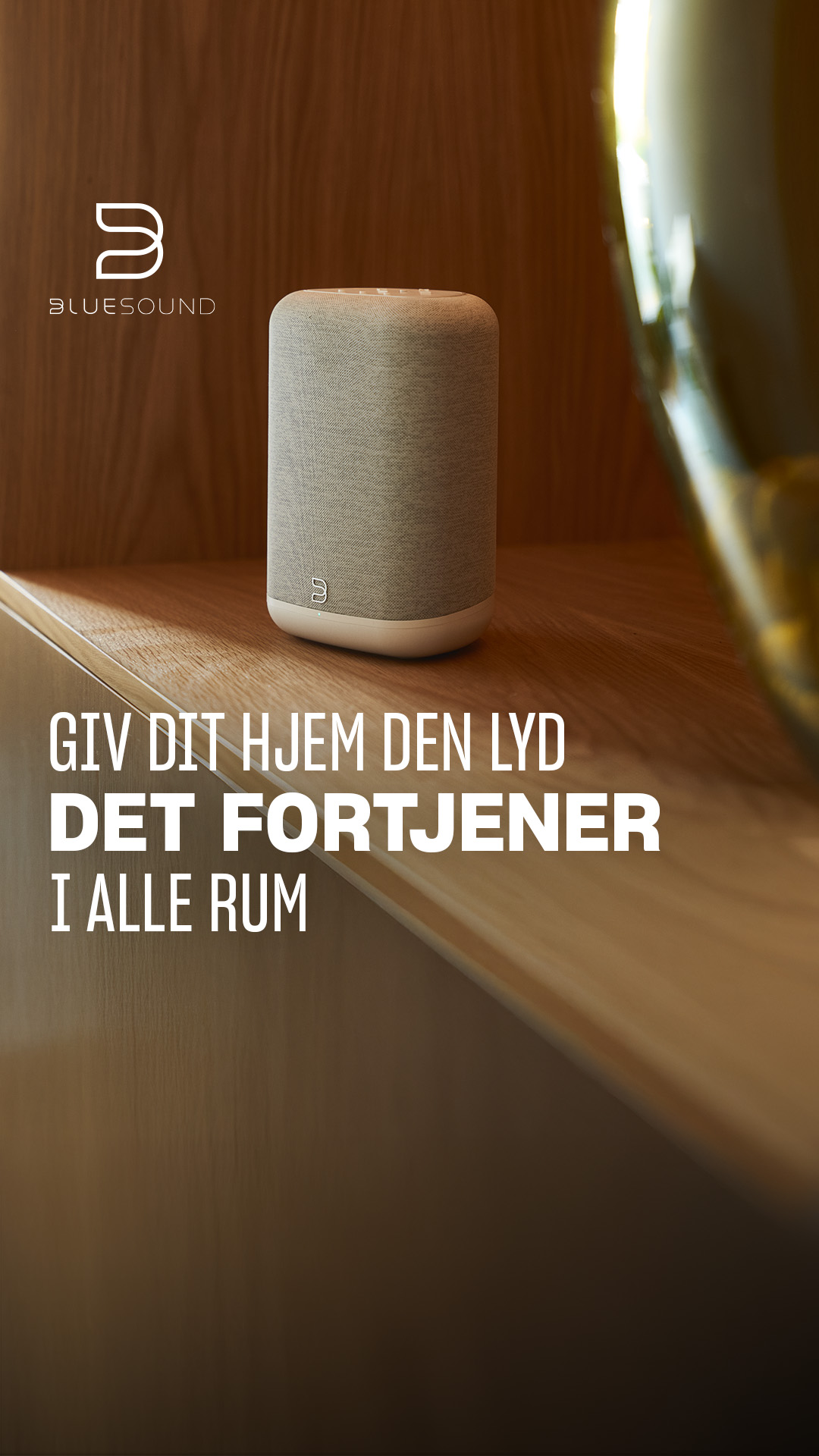 Bluesound Facebook ad