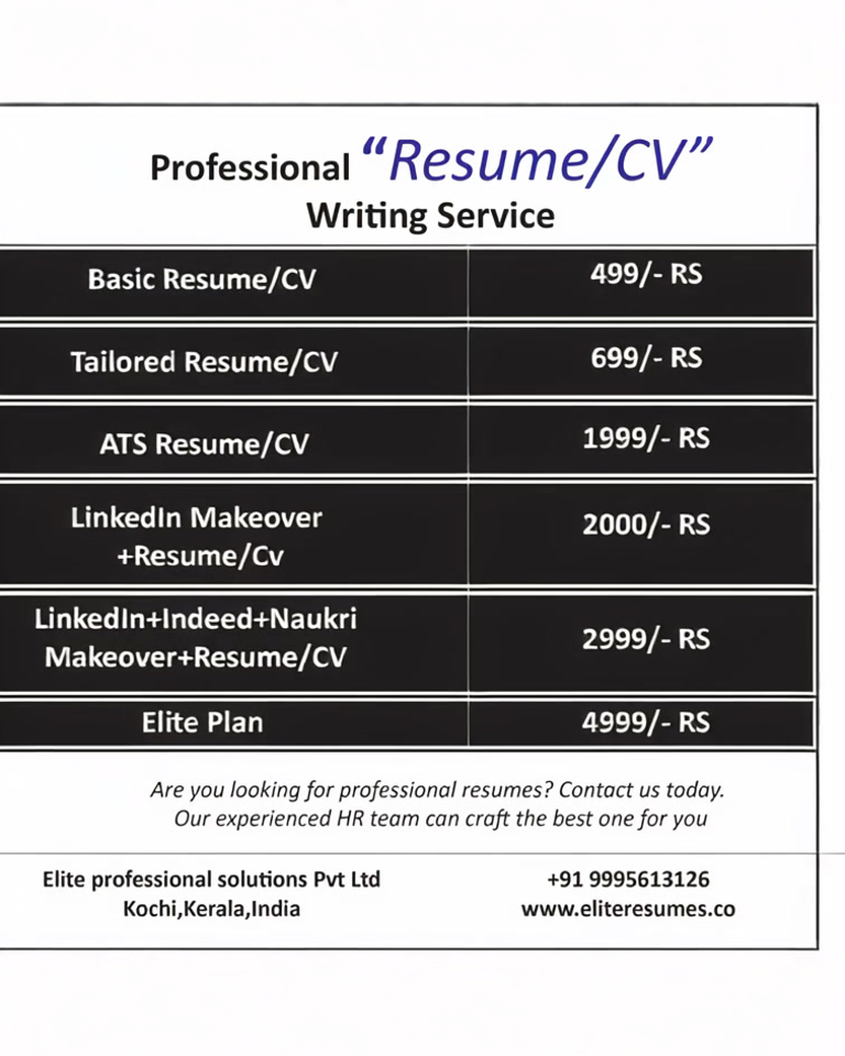 Elite Resumes Facebook ad