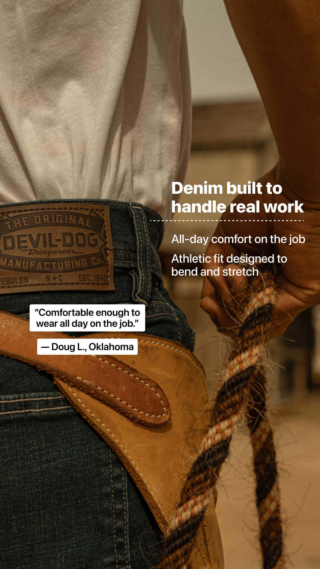 DEVIL-DOG Dungarees Facebook ad