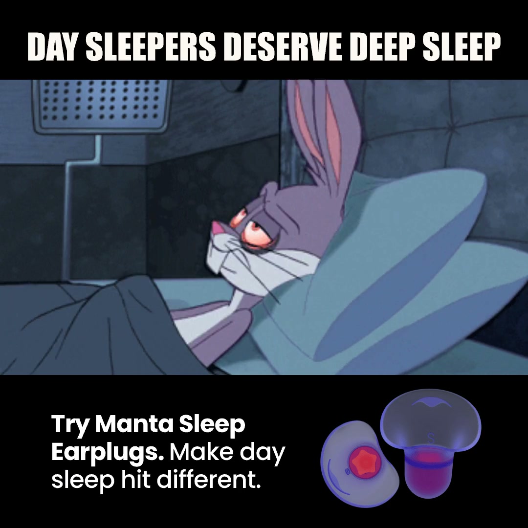 Manta Sleep Facebook ad: Day Sleep Deserves Quiet Too