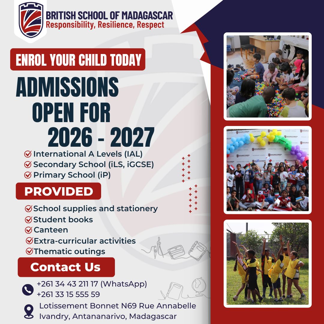 British School of Madagascar Facebook ad