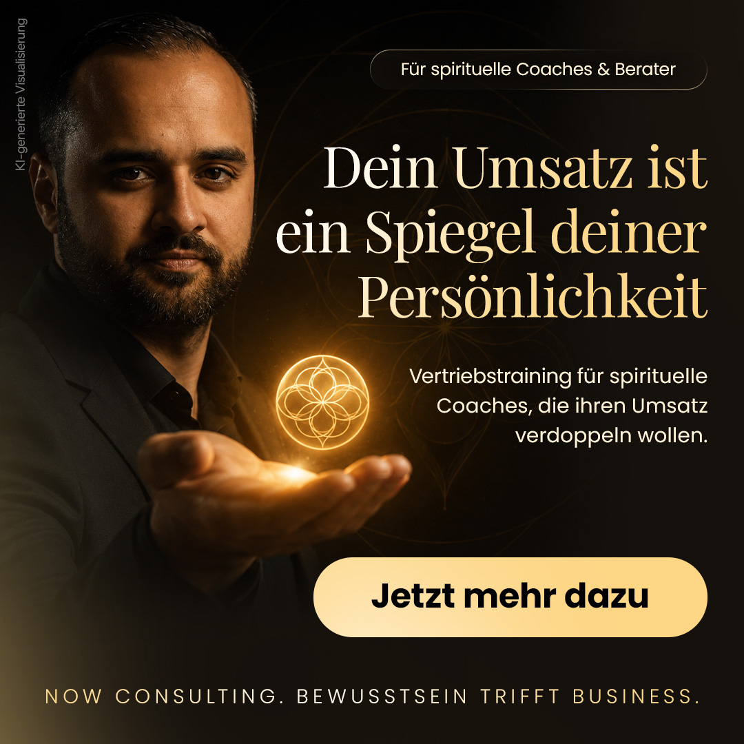 NOW Facebook ad: Du bist nicht zu spirituell für Geld. Du hast nur nie…