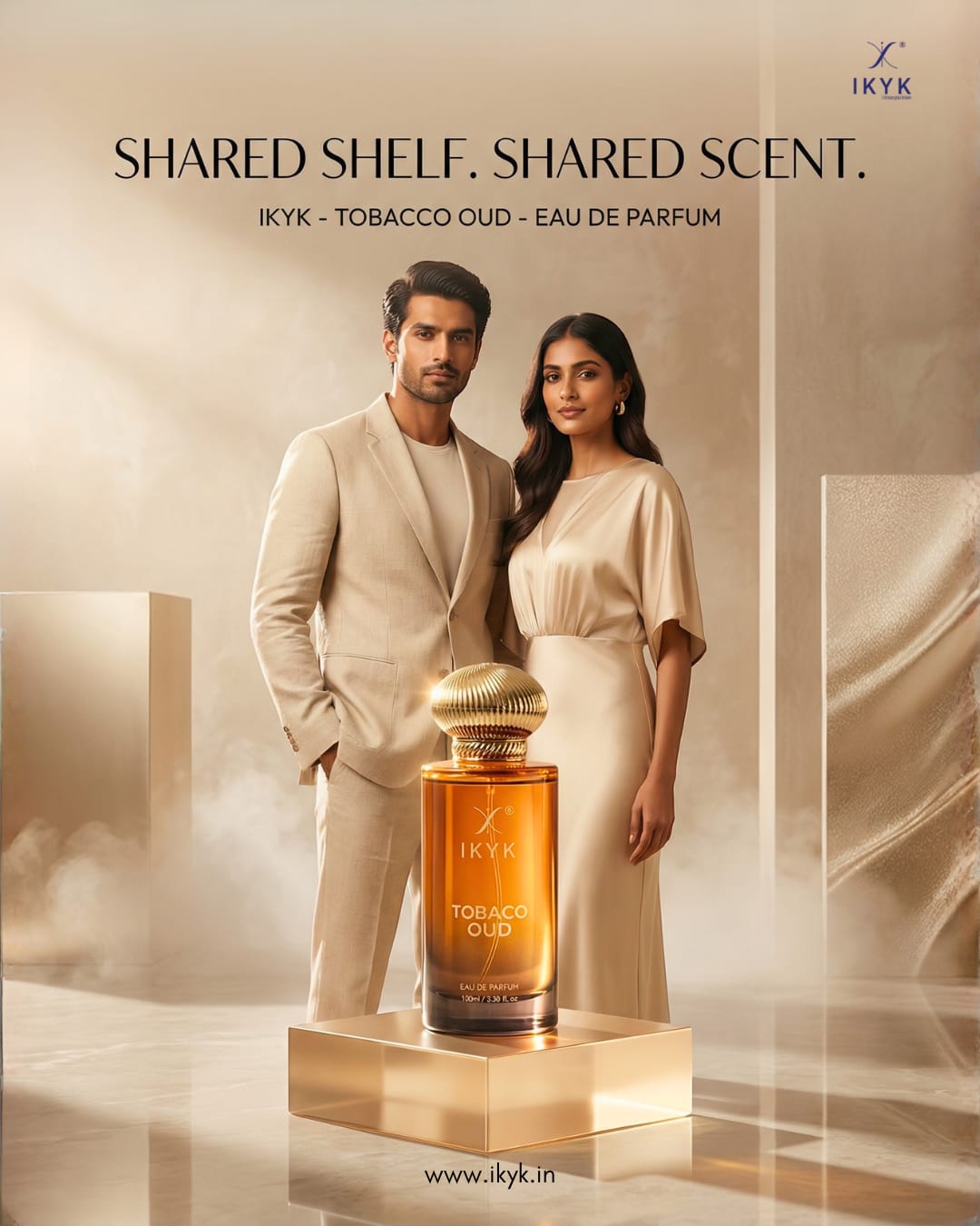 ikyk Perfumes Facebook ad: Some fragrances are meant to be shared.