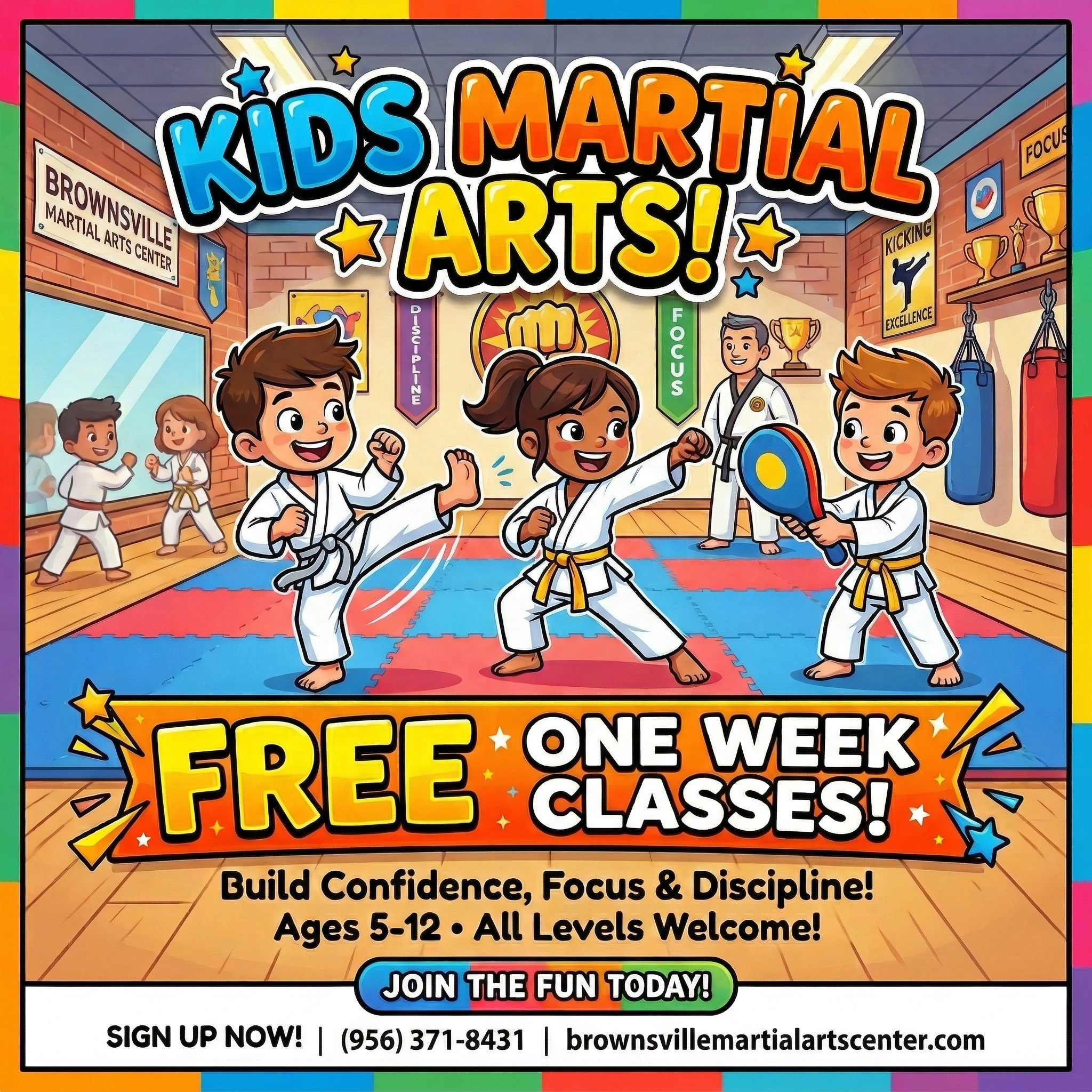 Kuk Sool Won Brownsville Facebook ad: Hey Parents! Yes you!