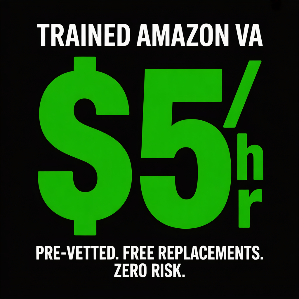 Selling Fast Lane Facebook ad: Trained Amazon VAs From $5/Hour