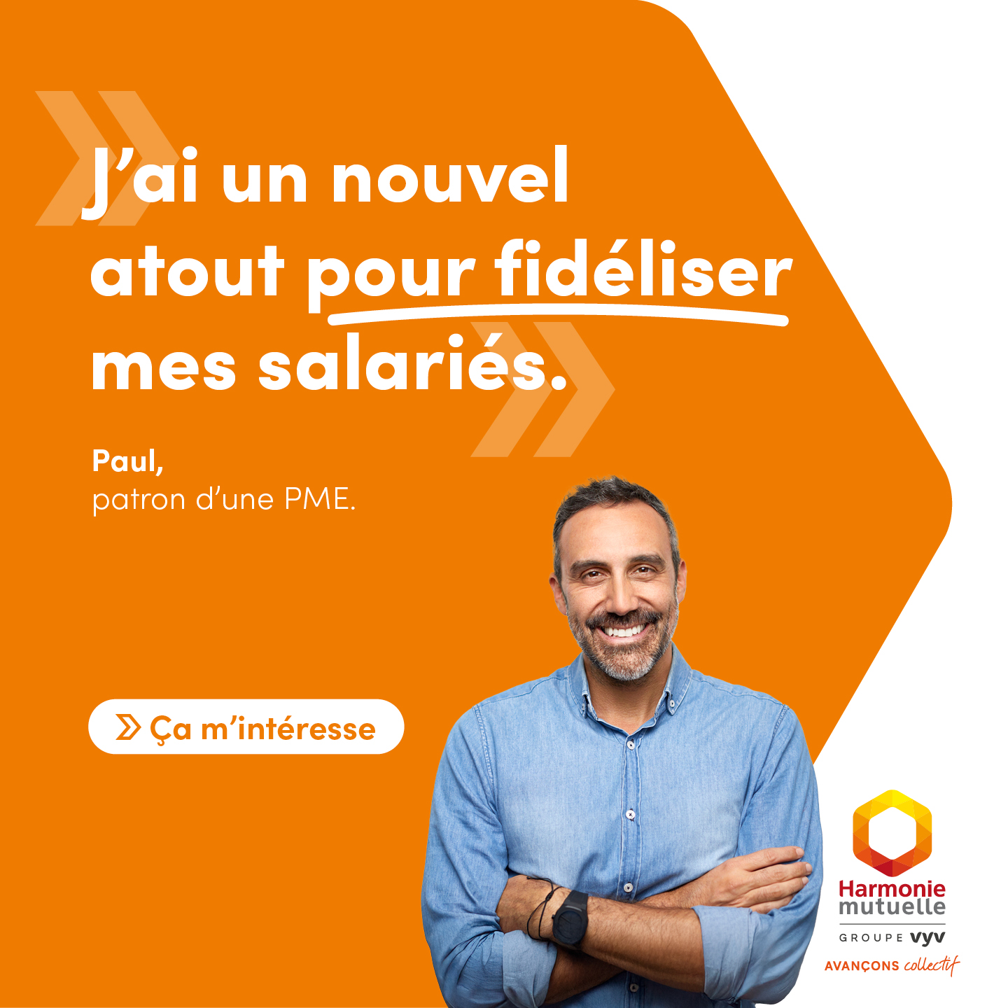 Harmonie Mutuelle Facebook ad