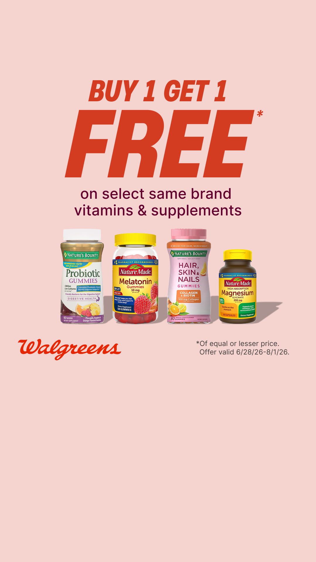 Walgreens Facebook ad