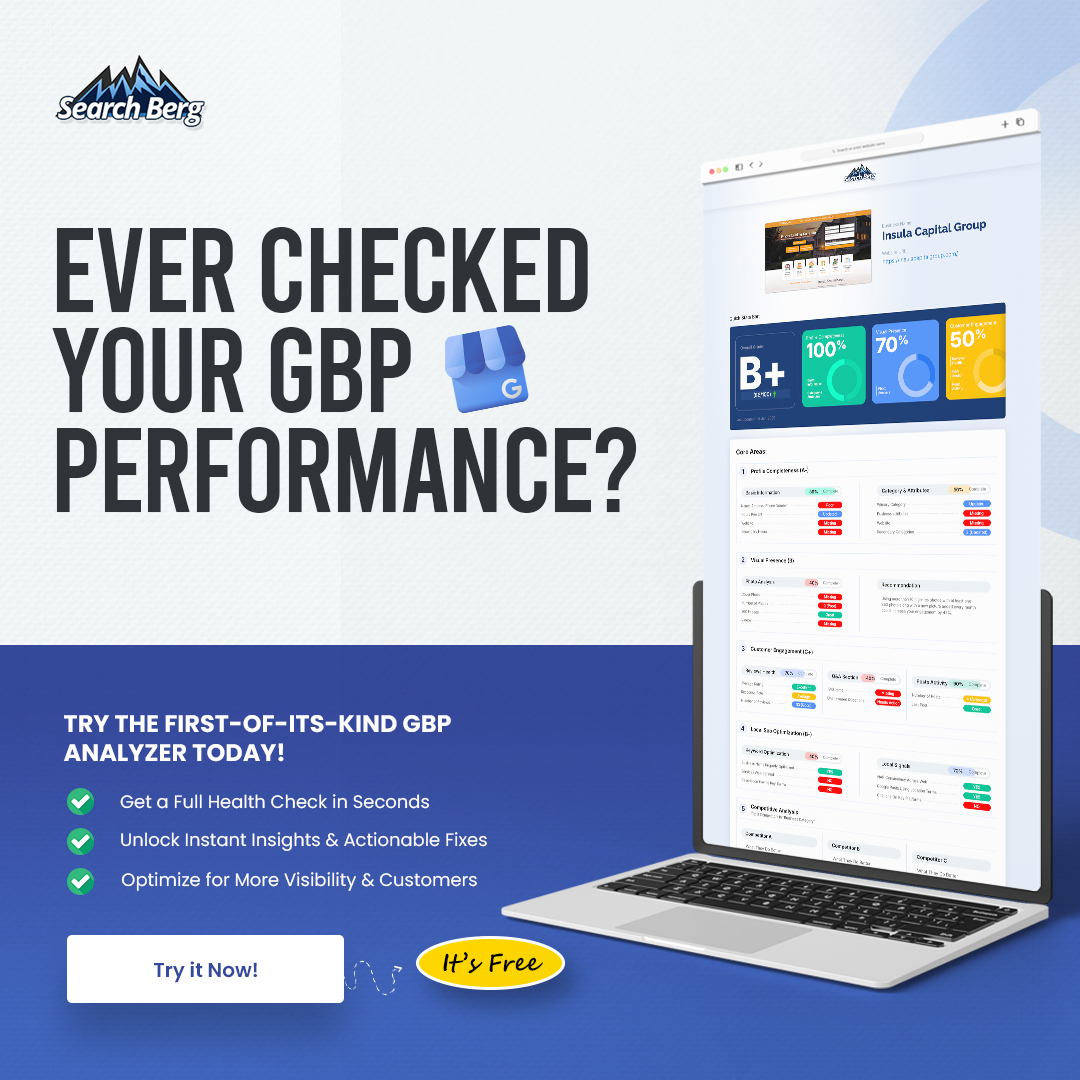 SearchBerg Marketing Facebook ad