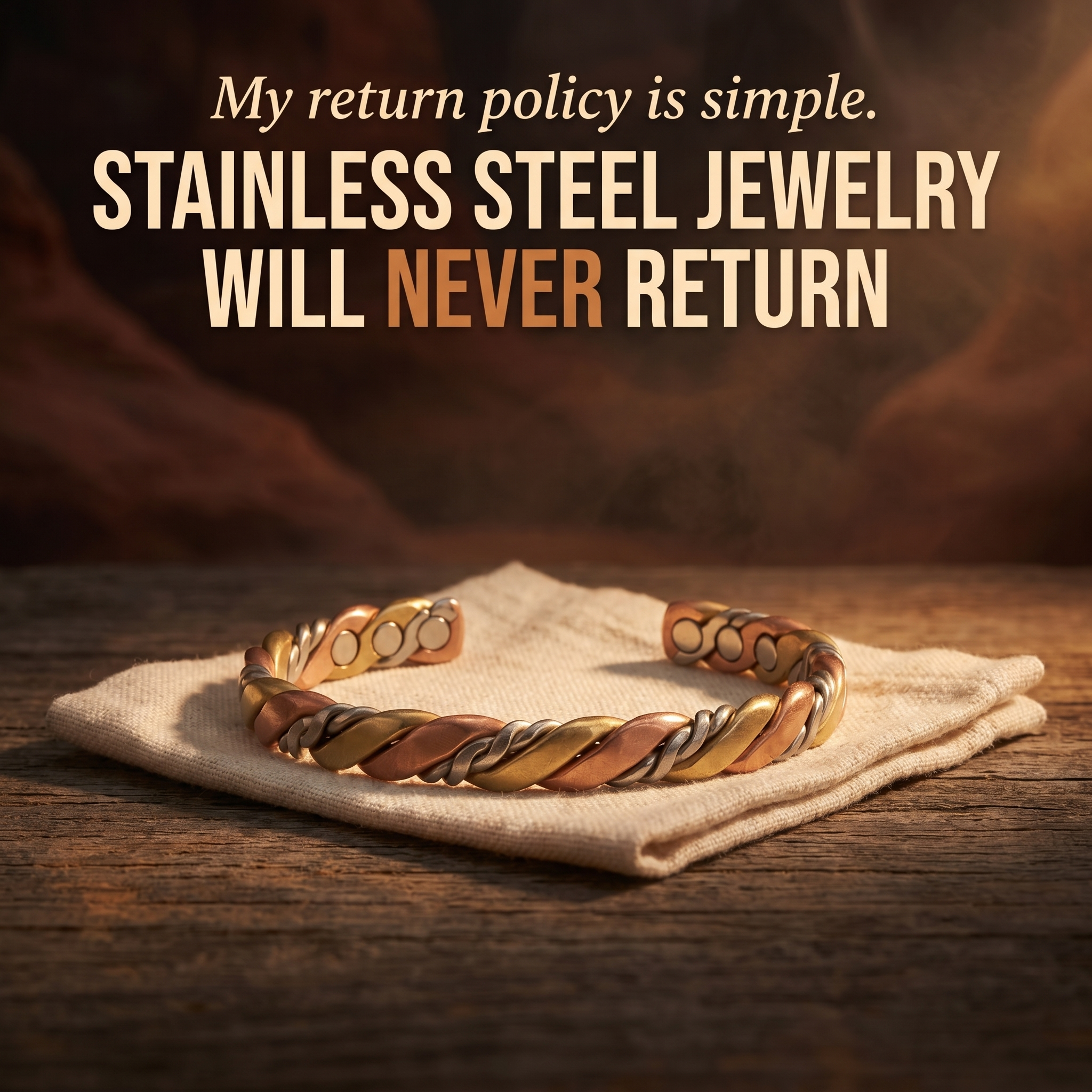 Vera’s Copper Jewelry Facebook ad