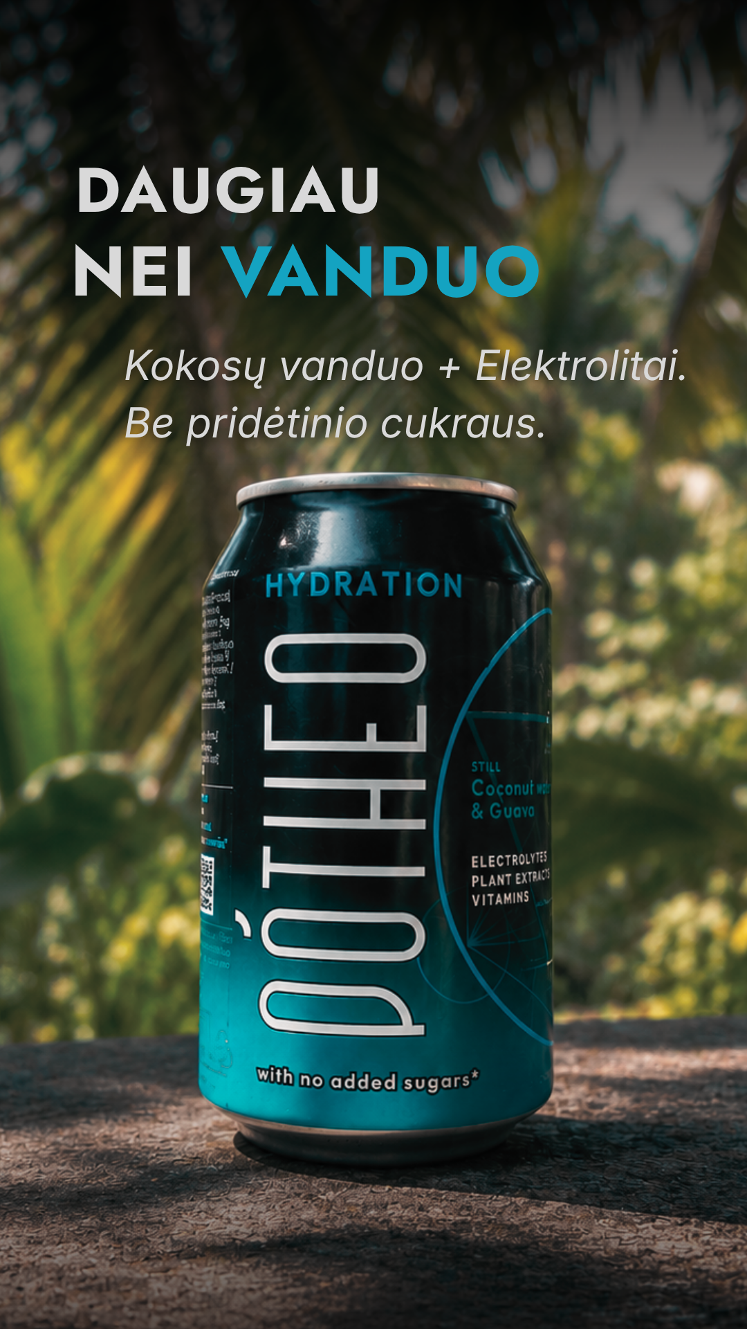 PÓTHEO Facebook ad: Nebūtina rinktis tarp vandens ir limonado.