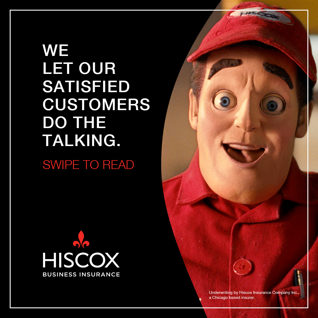 Hiscox Insurance Facebook ad