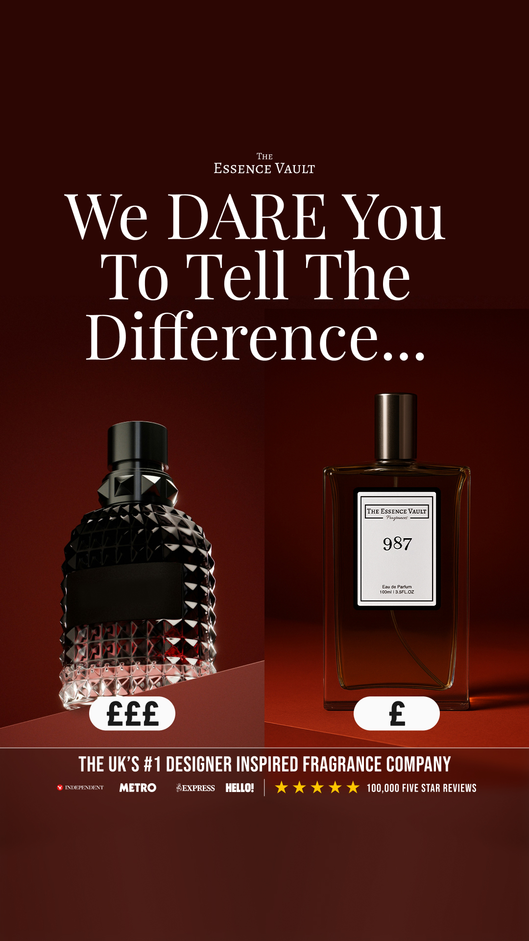 The Essence Vault Facebook ad
