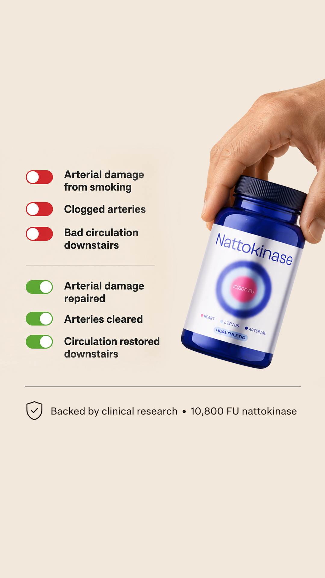 Healthletic Facebook ad