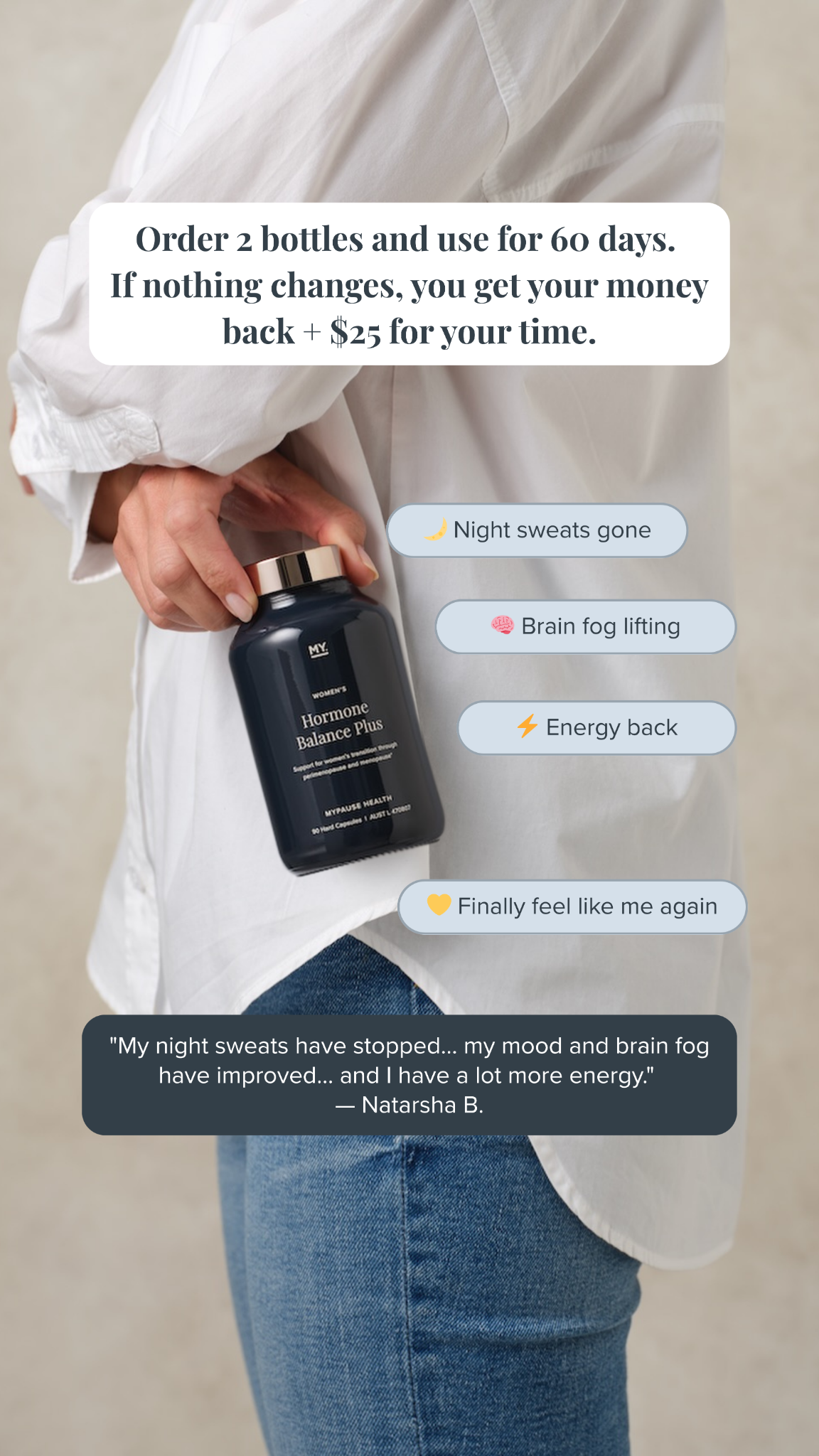 MyPause Health Facebook ad