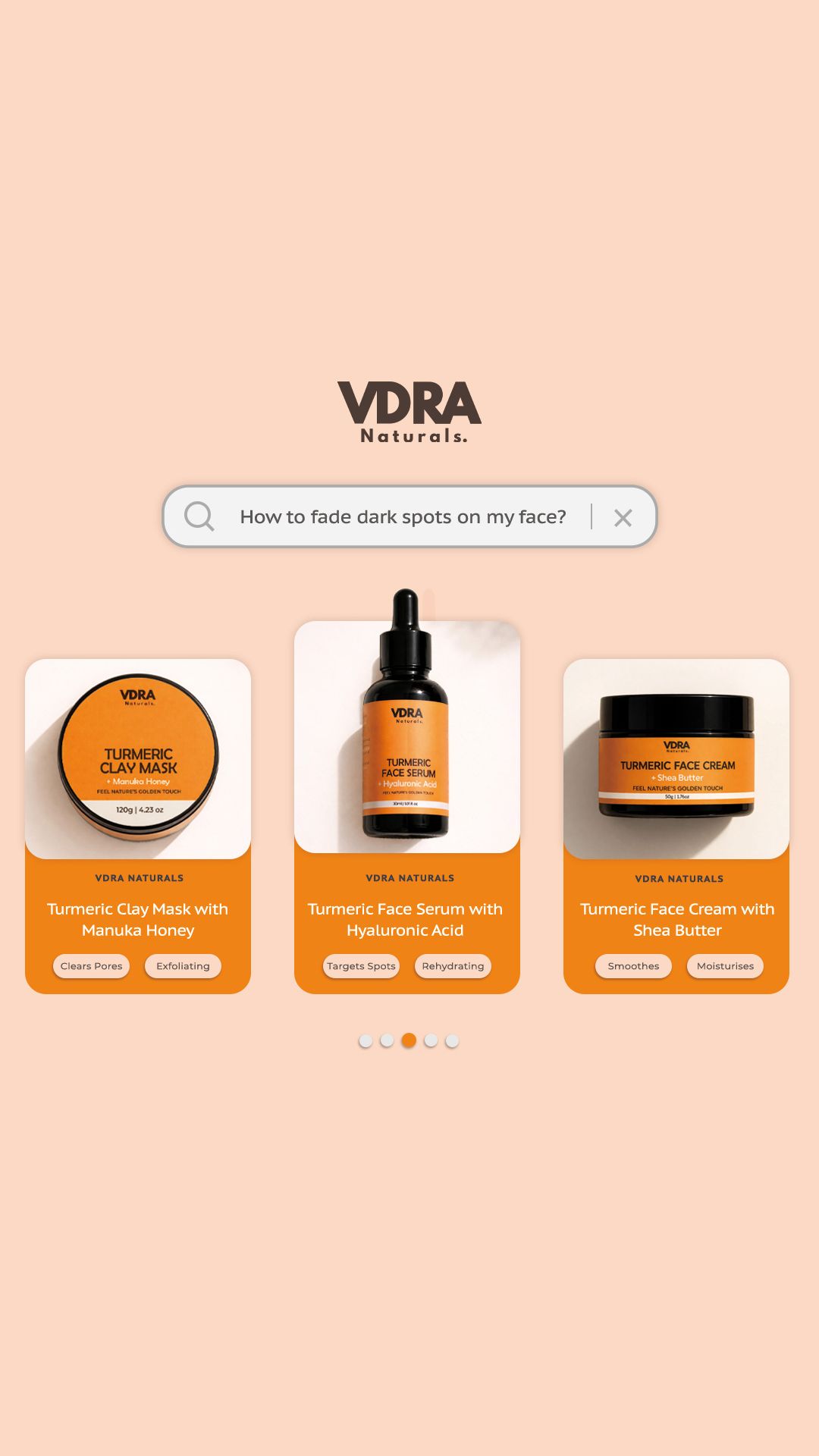 VDRA Naturals - Ayurvedic Skincare Facebook ad