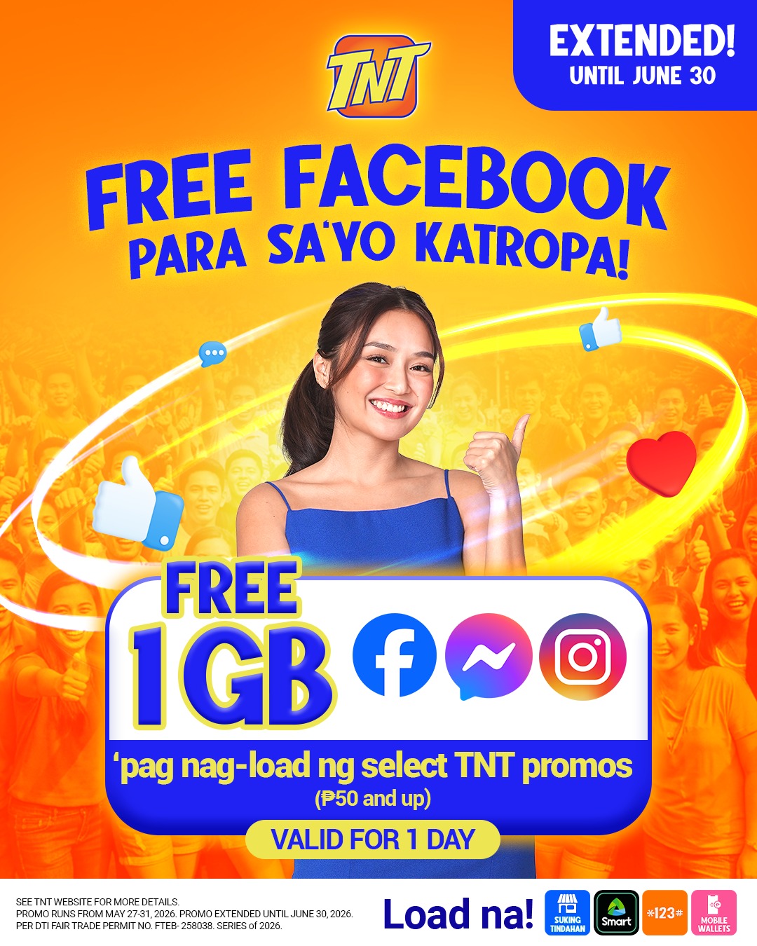 TNT PH Facebook ad